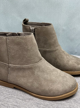 儿童短靴侧拉链记忆垫