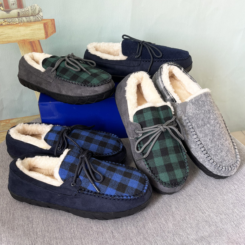 欧美49码包后跟男棉鞋保暖加绒