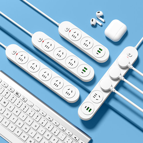 防过载白色插座高颜值