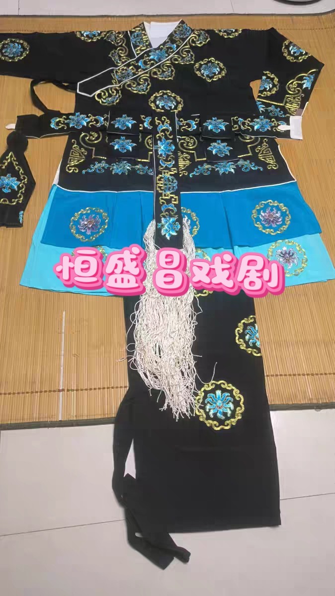 戏剧戏曲服装团花抱衣京剧戏服三岔口武生衣打衣古装影视舞台服饰