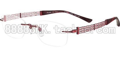 钛无框夏蒙charmant多色选眼镜架