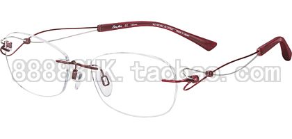 正品眼镜架夏蒙线钛男女