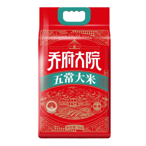 金福乔府大院五常大米10斤真空