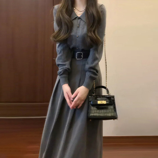 巨好看 裙 早秋一整套韩系气质高级感针织上衣百褶半身裙两件套装