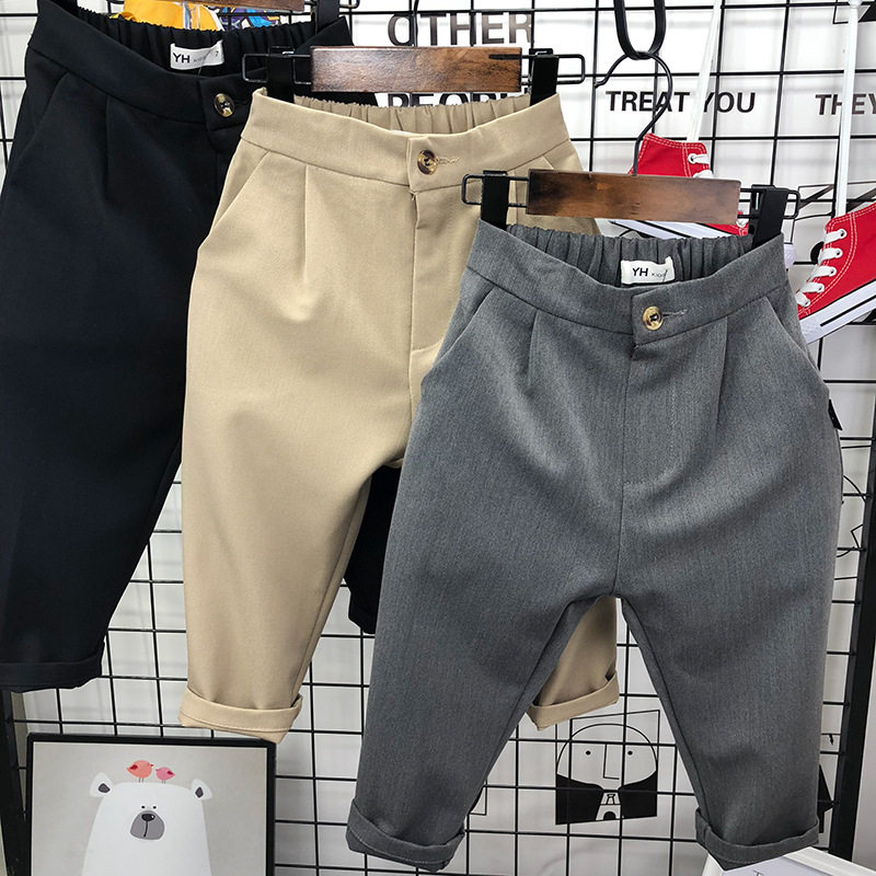 儿童西裤2025新韩版童裤中小童图片