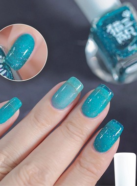 猫三两只12ml纯色指甲油快干油性持久免烤显白透亮