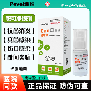 派维感可净创溃平宠物猫狗皮肤消炎膏喷剂咬伤外伤术后愈合趾间炎