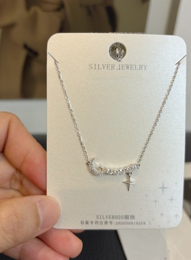 超仙～纯欲蝴蝶项链  闪闪bling S925通体纯银  细锁骨项链女礼物