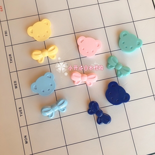 3件包邮 日本本土familiar精致宝宝卡通动物造型安全别针 日本制