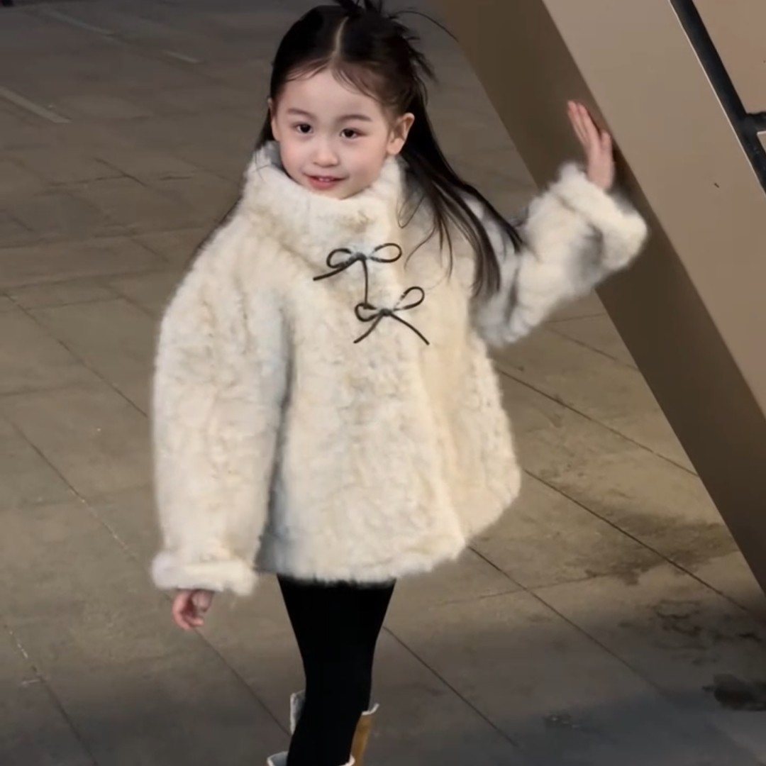 儿童皮草外套冬季韩版仿水貂毛毛绒绒宝宝中大童加绒加厚女童上衣,童装/婴儿装/亲子装,呢大衣,淘宝优惠券,粉丝福利购,淘宝优惠卷