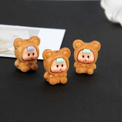 黄金檀木雕刻玩偶拉布布钥匙扣