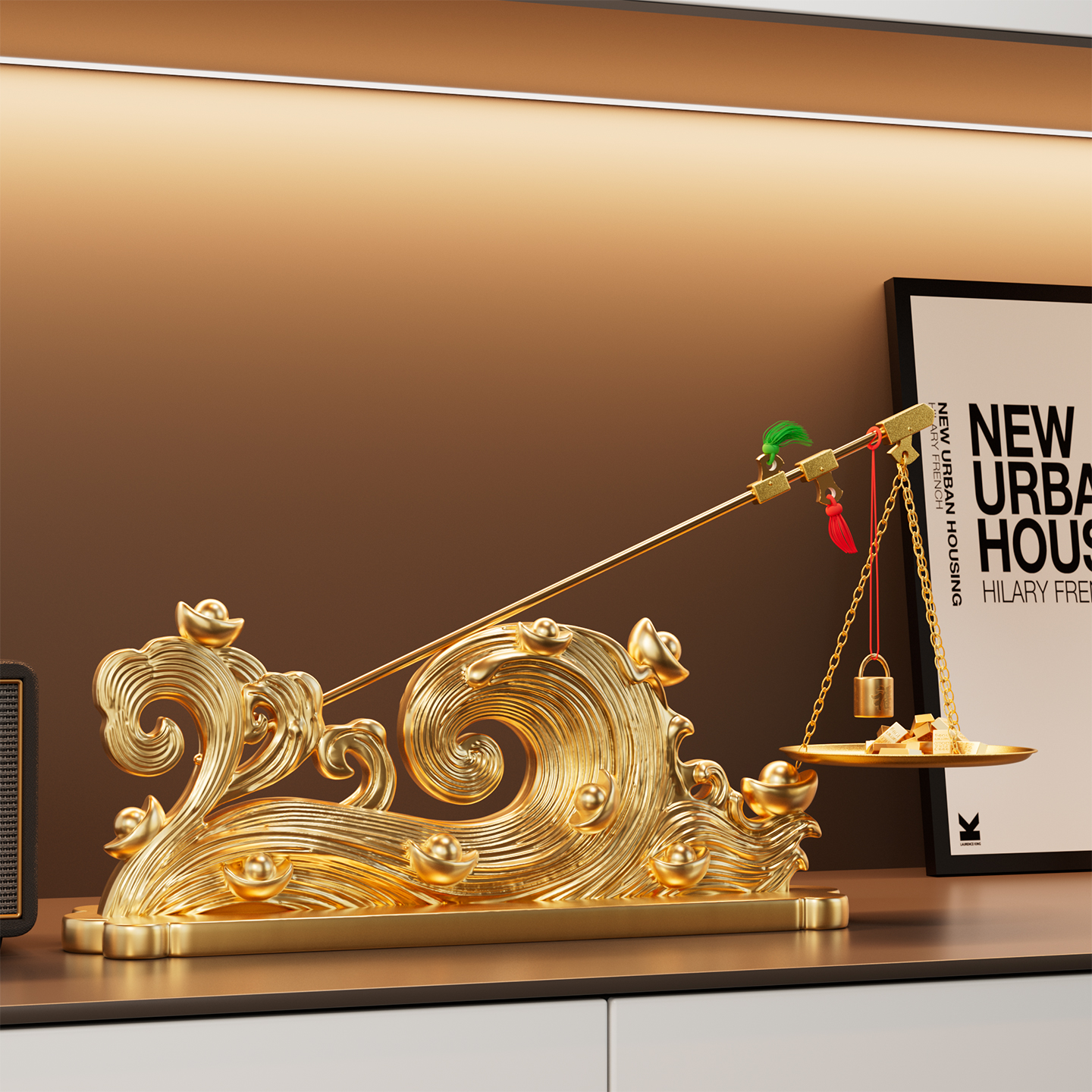 乔迁之喜装饰称心如意进门口入户玄关摆件仪式感搬家乔迁新居礼物