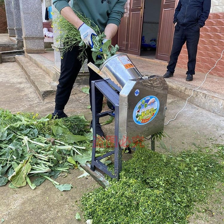 电动切草机铡草机不锈钢猪草机家用220v粉碎机碎草机切猪草机器