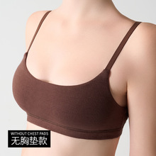 Cotton Scoop Bralette 棉质舒适内衣无痕无胸垫柔软高弹小胸抹胸