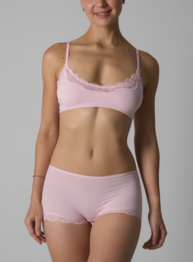 FITS EVERYDODY LACE SET 蕾丝无胸垫裸感透气法式文胸内衣女套装