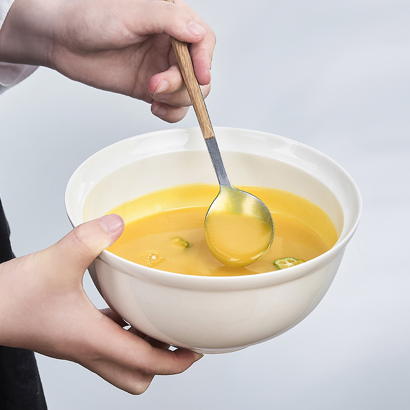 曼叙陶瓷汤碗家用2024新款