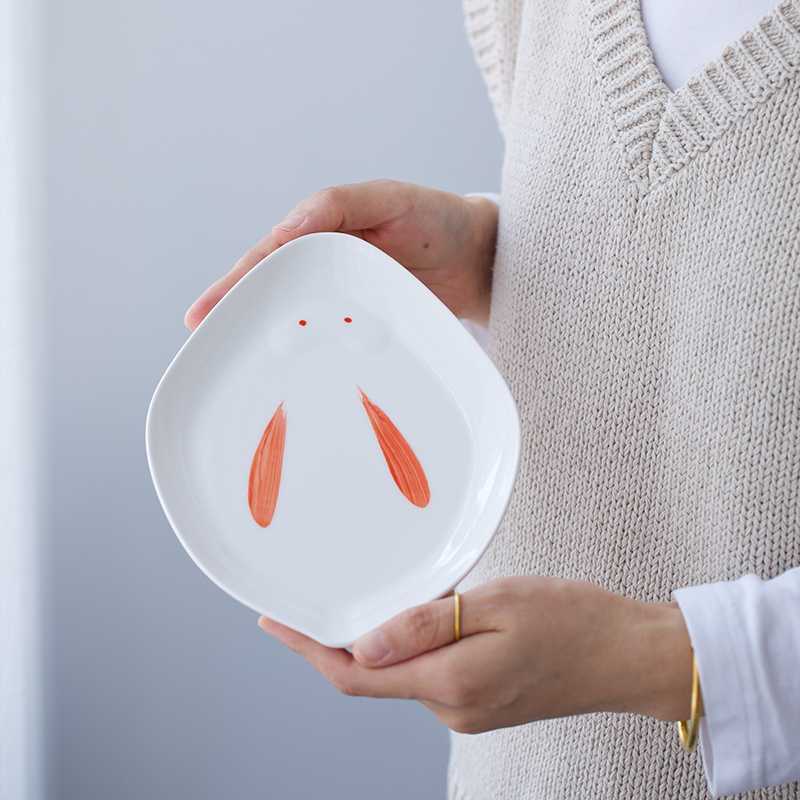 曼叙陶瓷下午茶甜点盘家用