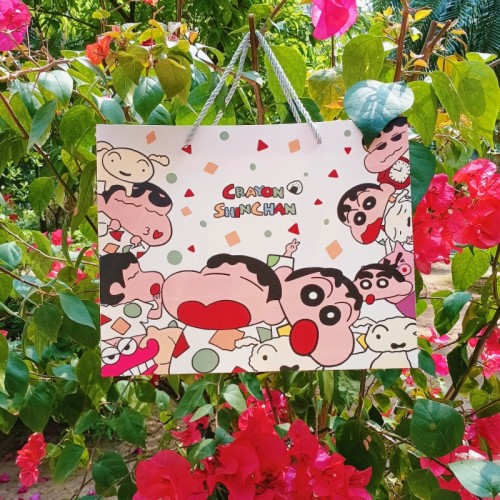 蜡笔小新礼品袋可爱卡通生日礼物