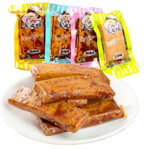 大妈石磨嫩豆腐豆干小包装豆腐干五香烧烤香辣零食麻辣休闲小吃