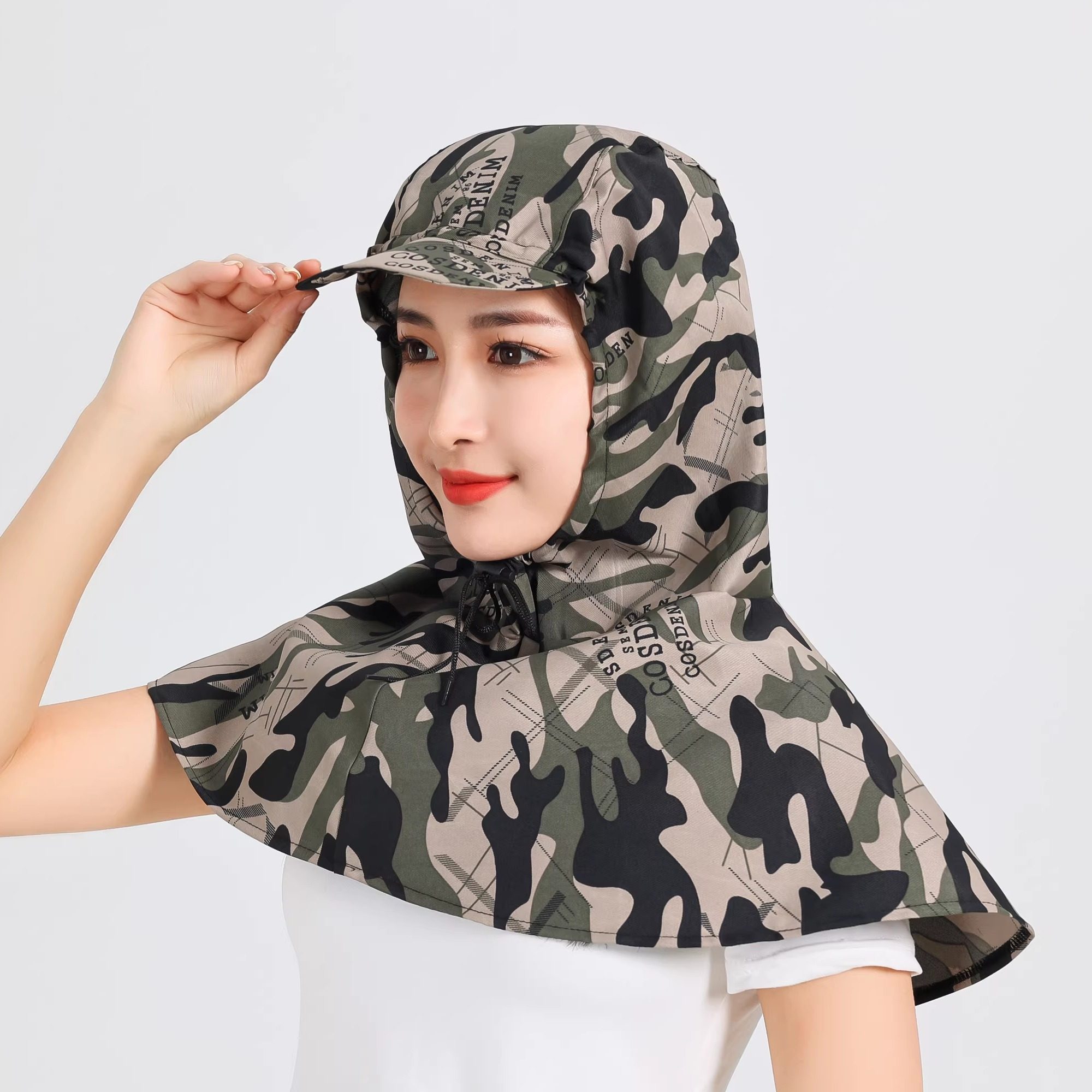 新款户外薄款男女松紧套头打磨劳保防防尘帽子工作帽防护帽务农,居家日用,头部防护用品,淘宝优惠券,粉丝福利购,淘宝优惠卷