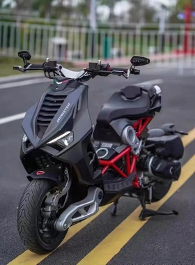 适用ITALJET意塔杰特改装后视镜Dragster200反光镜车把镜配件