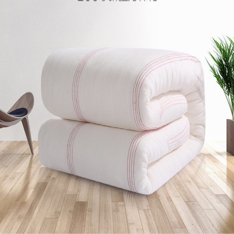 棉絮棉被棉胎学生宿舍垫被棉花被子被芯单人冬被加厚被褥8/10斤,床上用品,棉花被,淘宝优惠券,粉丝福利购,淘宝优惠卷