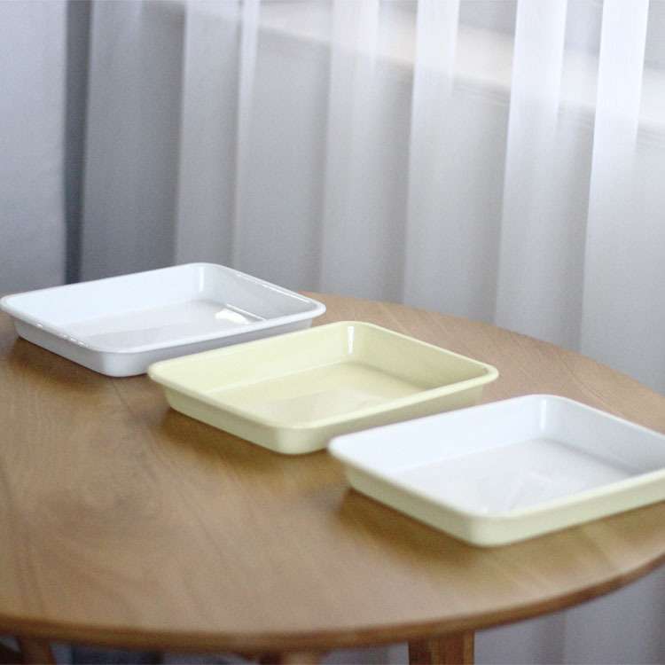 雨花石搪瓷卷边搪瓷托盘水果盘烤其它园艺用品
