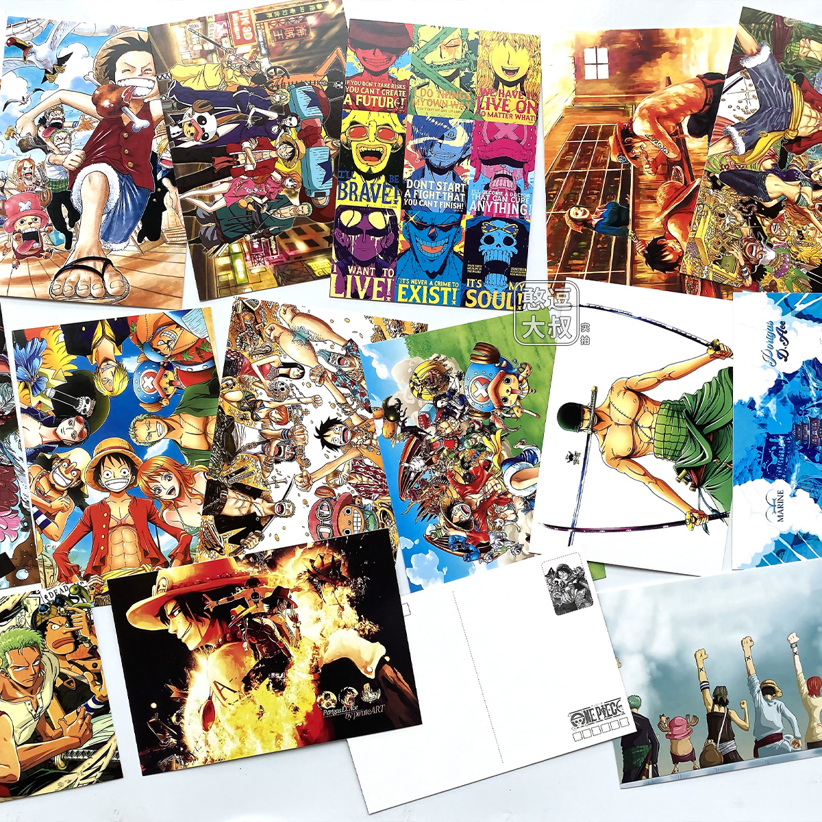 海贼王航海王动漫日漫明信片