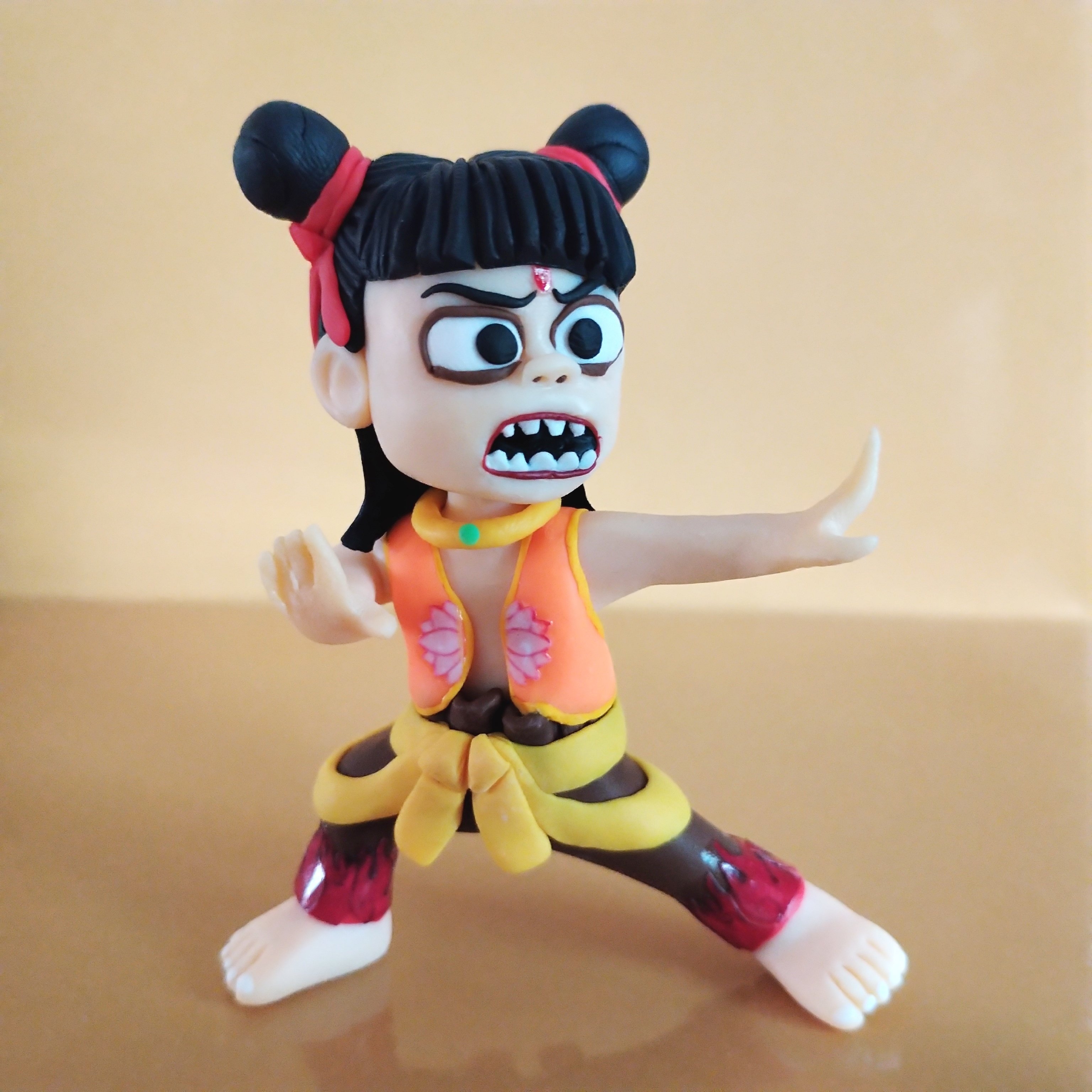 哪吒现货哪吒闹海手工定制手办