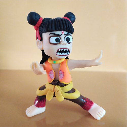 哪吒现货哪吒闹海手工定制手办