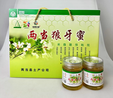 甘肃陇南特产  两当狼牙刺花蜜纯正天然土蜂蜜两当县特产礼盒装