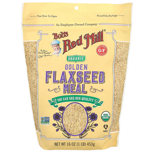 Bob's Red Flaxseed meal GF红磨坊黄金亚麻籽粉即食熟粉无麸质
