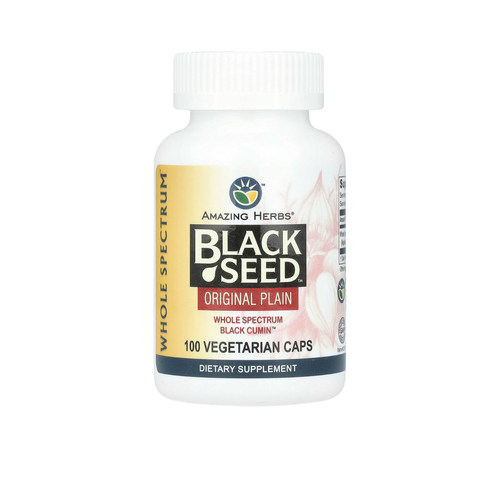 Amazing Herbs Black Cumin Seed Oil冷榨黑小茴香籽胶囊100粒