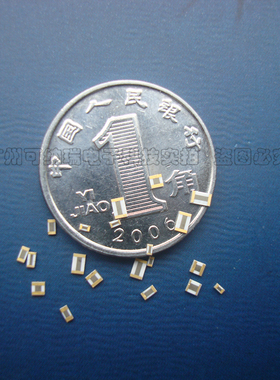 芯片薄膜电阻大功率SMT打金丝微组装陶瓷微波毫米波纯金电极电阻