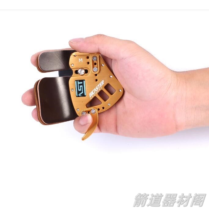 反曲弓护指贝卡斯ASA 牛皮托腮版护手射箭护指弓箭竞技专业护具