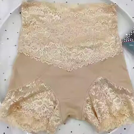 舒适蕾丝莫代尔提臀裤收腹高腰