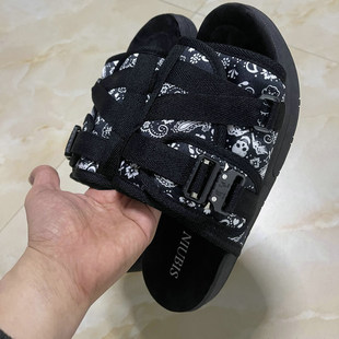 时尚潮流夏季潮牌陈冠希拖鞋情侣潮拖男女休闲品质情侣沙滩拖鞋