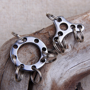 小草帽/UFO拓展扣 钥匙扣分类工具 迷你随身快挂扣EDC钥匙圈链接