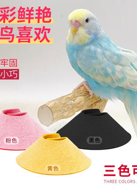 鹦鹉防晒空顶遮阳帽防咬脖圈
