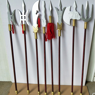 三国冷兵器 儿童玩具男孩哪吒武器 古代影视拍摄武馆布置装饰道具