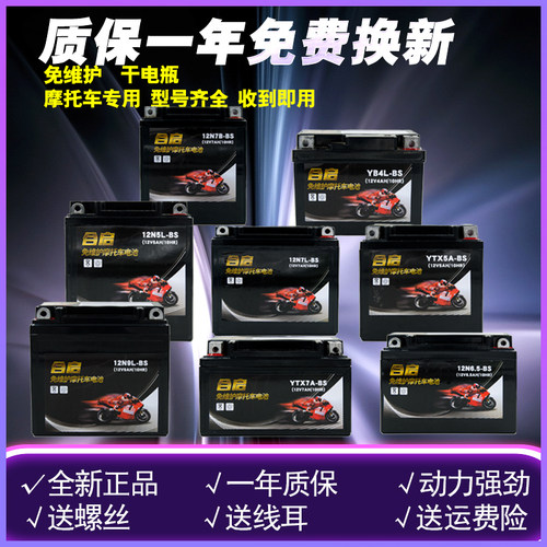 摩托车电瓶12v免维护助力车9A
