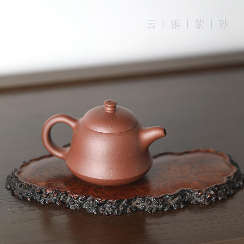 云雅宜兴紫砂壶纯手工顾杏娟原矿四号井底槽青宸钟120cc 茶壶家用