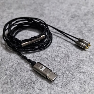 Typec耳机升级线带麦 mmcx插口科胜讯cx31993解码芯片diyhifi音质