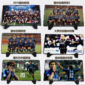 国米球迷欧冠纪念品大罗萨内蒂劳塔罗周边足球创意千层岩摆件