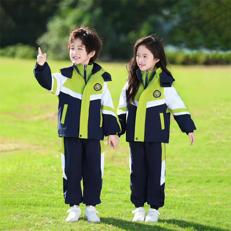 班服小学生校服冲锋衣两件套夏季套装年级运动会幼儿园园服春秋款