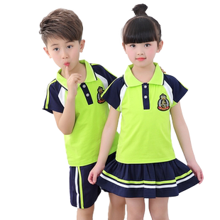 幼儿园园服春秋套装儿童校服小学生班服运动会春秋三件套透气套装