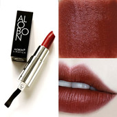 雅邦黑管口红滋润丝滑魅惑唇膏显色欧美风复古小辣椒巧克力色唇彩