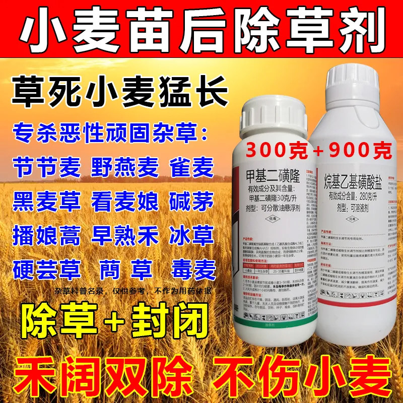 (专杀顽固杂草)小麦苗后除草剂