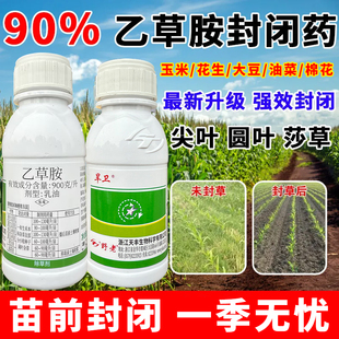 90%乙草胺苗前封闭药玉米油菜大豆花生棉花芽前封闭药草籽除草剂
