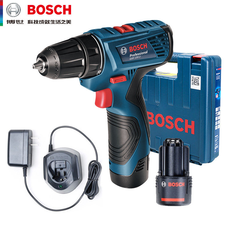 博世电钻家用充电式手电钻电动螺丝刀GSR120-LI双电12V手枪钻在类目 五金/工具, 电动工具, 电钻中 - 来自Buy2taobao.com提供专业的淘宝代购服务